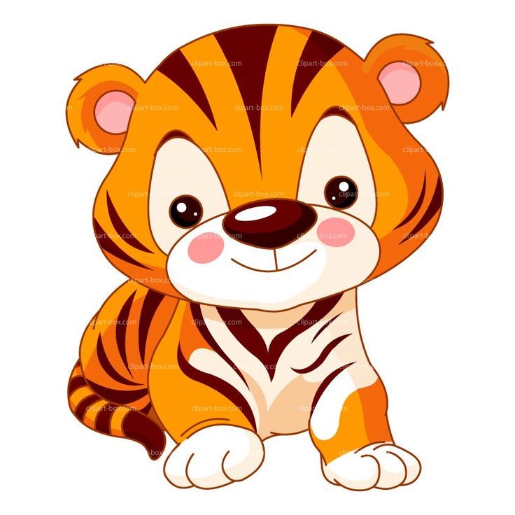 736x736 Cute Baby Tiger Clipart Free Images