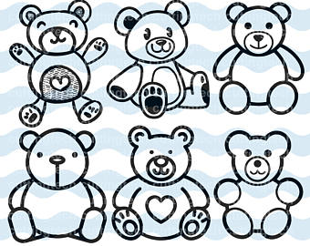 340x270 Baby Bear Svg Etsy