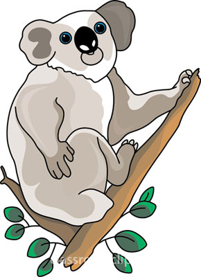 290x400 Koala Bear Clipart Tree Cartoon Free Collection Download