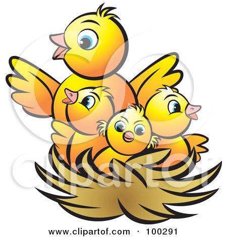 450x470 Baby Bird Nest Clip Art