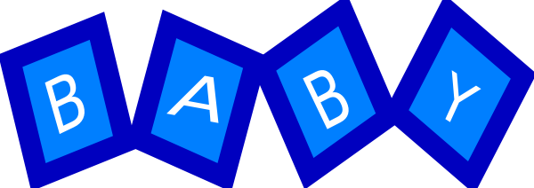 600x212 Baby Blocks Clip Art
