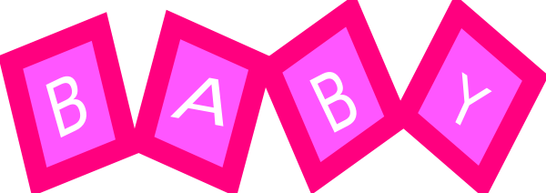 600x212 Baby Blocks Svg Clip Arts Download