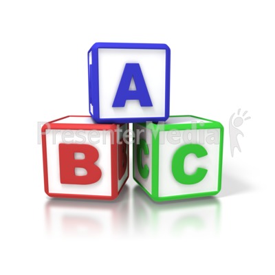 400x400 Abc Building Blocks Clipart