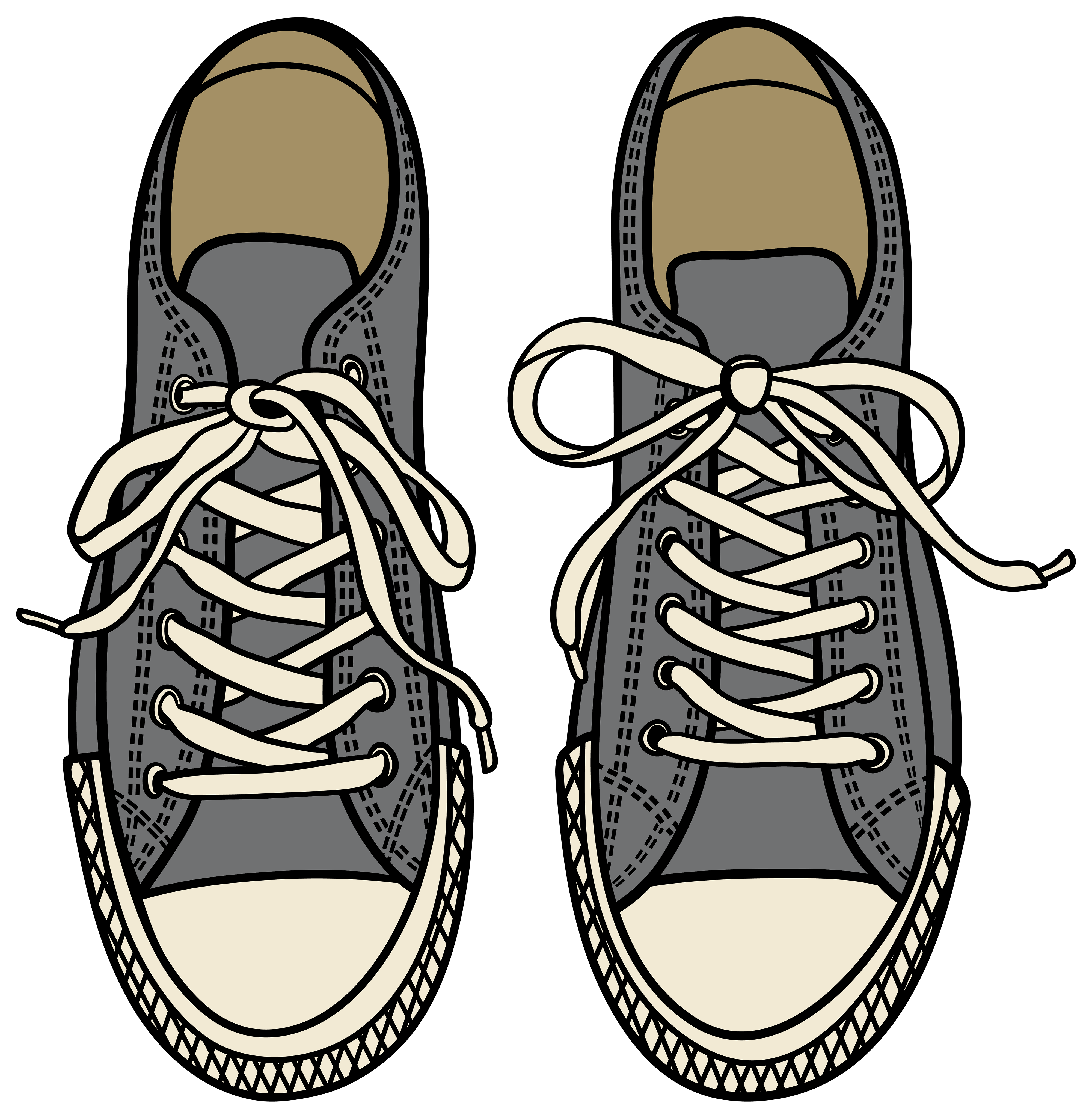 4000x4096 Cool Design Shoes Clipart Free 1 Black And White Images Clip Art