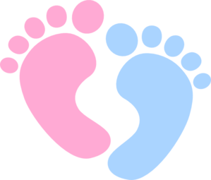 299x255 Baby Booties Clipart