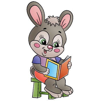 400x400 Rabbit Clipart School