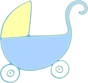 299x282 Baby Carriage Stroller Clip Art