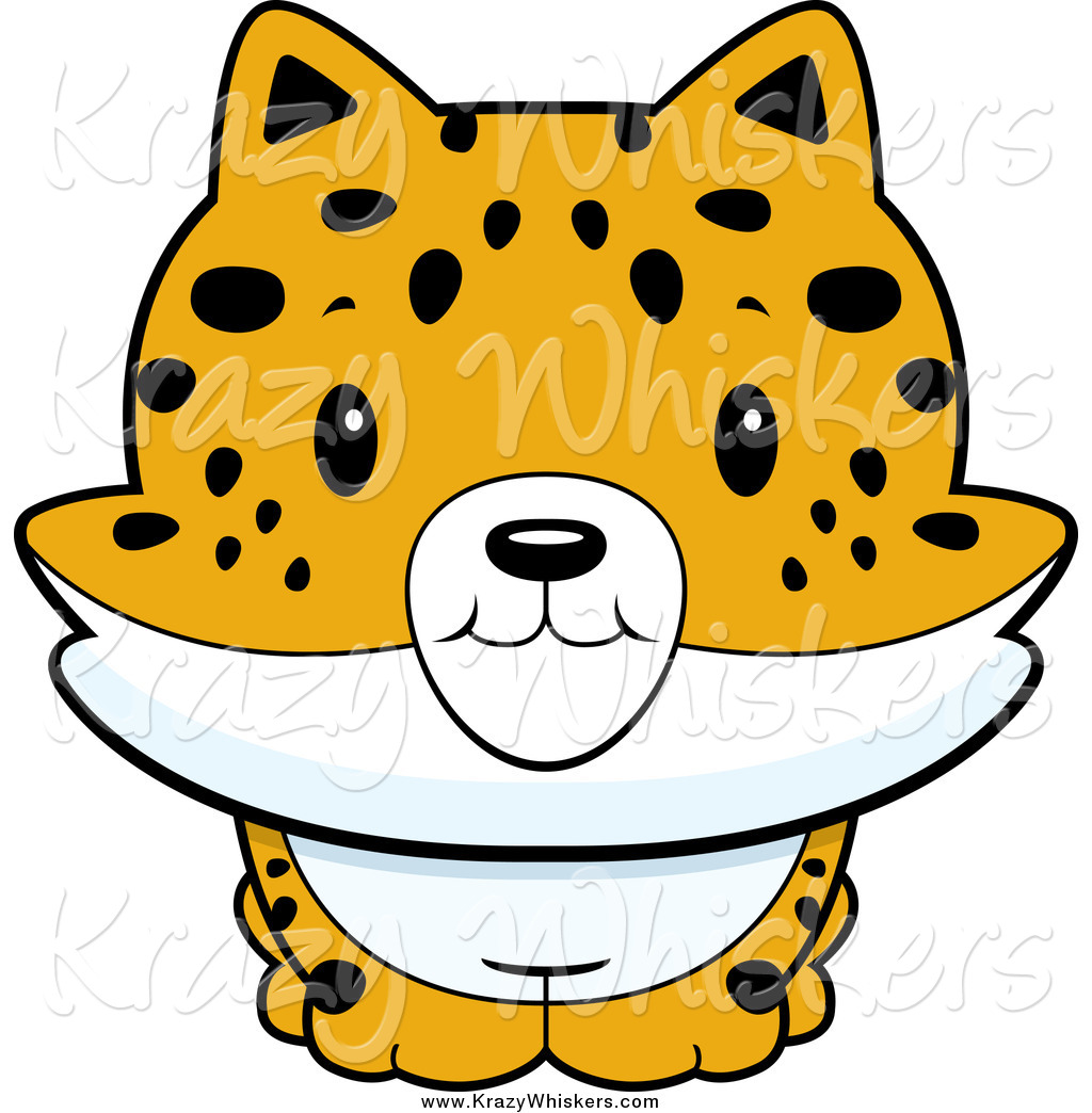 1024x1044 Critter Clipart Of A Baby Bobcat Smiling By Cory Thoman