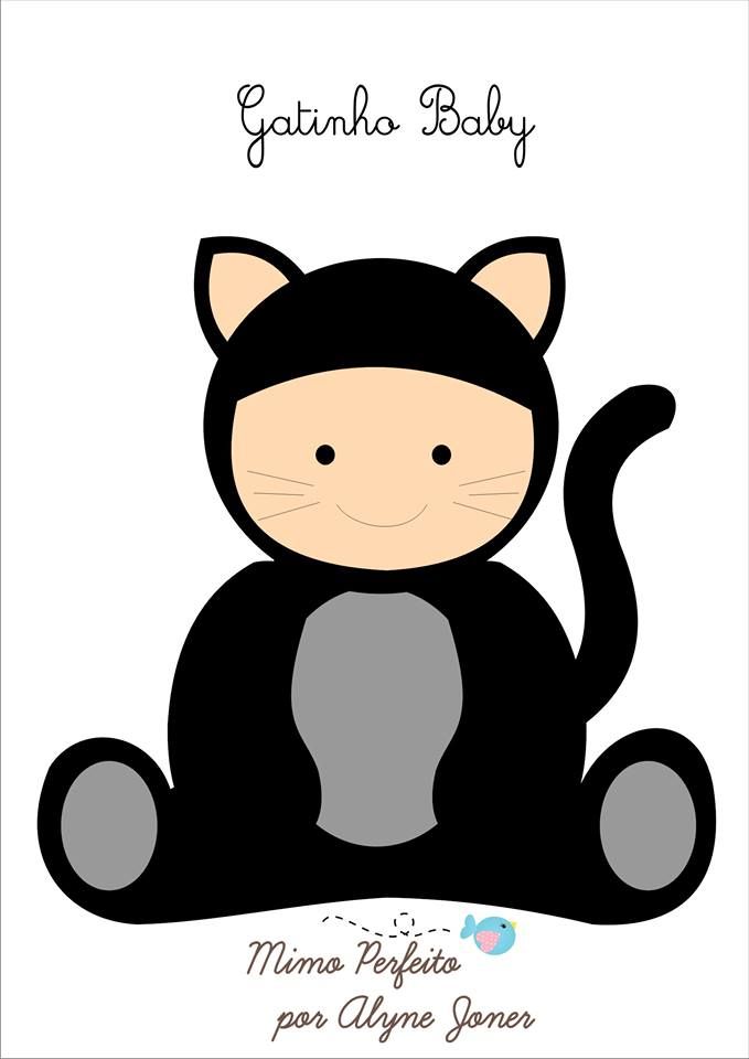 679x960 Felt Cats Clipart