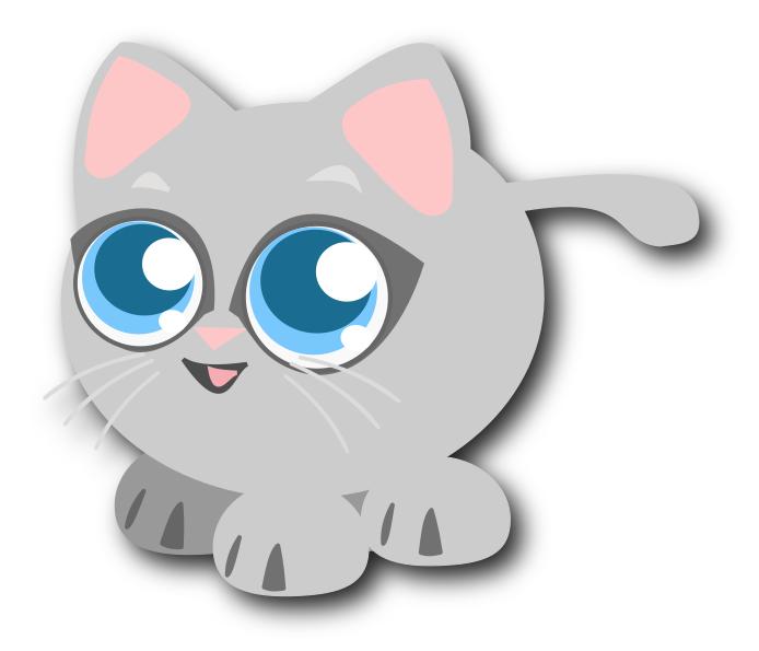 694x595 Baby Cat Clipart