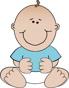 234x299 Baby Boy Sitting Clip Art Free Vector 4vector