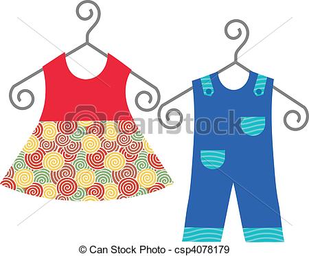 450x373 Baby Clothes Hanging On Clothes Hanger Baby Clothes Eps