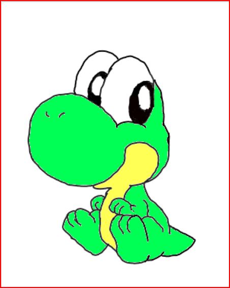 452x565 Baby Yoshi By Popu Monster