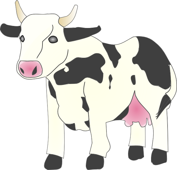 600x577 Cow Clip Art Free Cartoon Clipart Panda