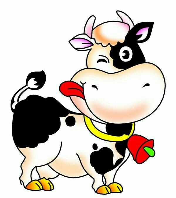 600x676 Cute Cow Clipart