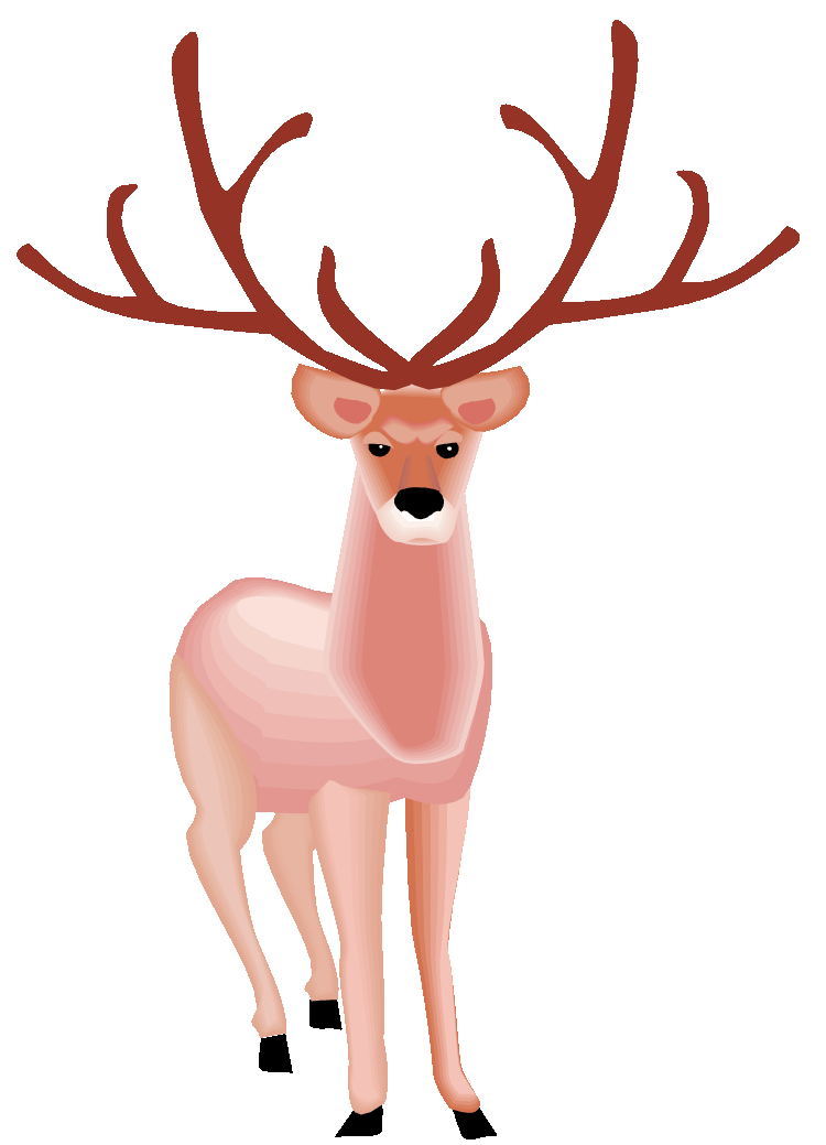 750x1039 Free Deer Clipart