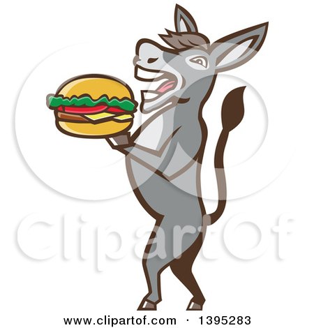 450x470 Royalty Free (Rf) Donkey Clipart, Illustrations, Vector Graphics