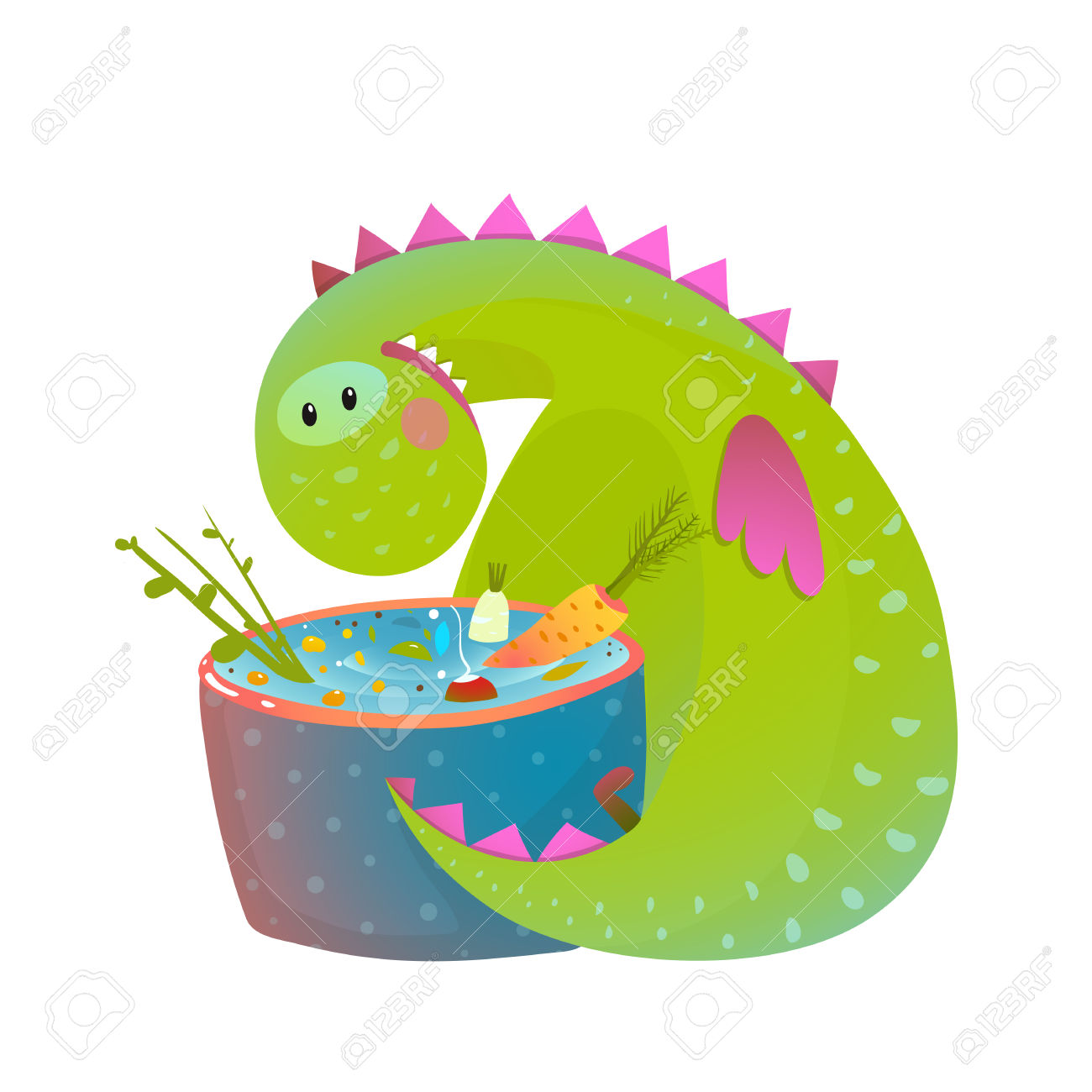 1300x1300 Dragon Clipart Cooking