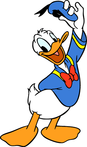 297x500 Donald Duck Clipart