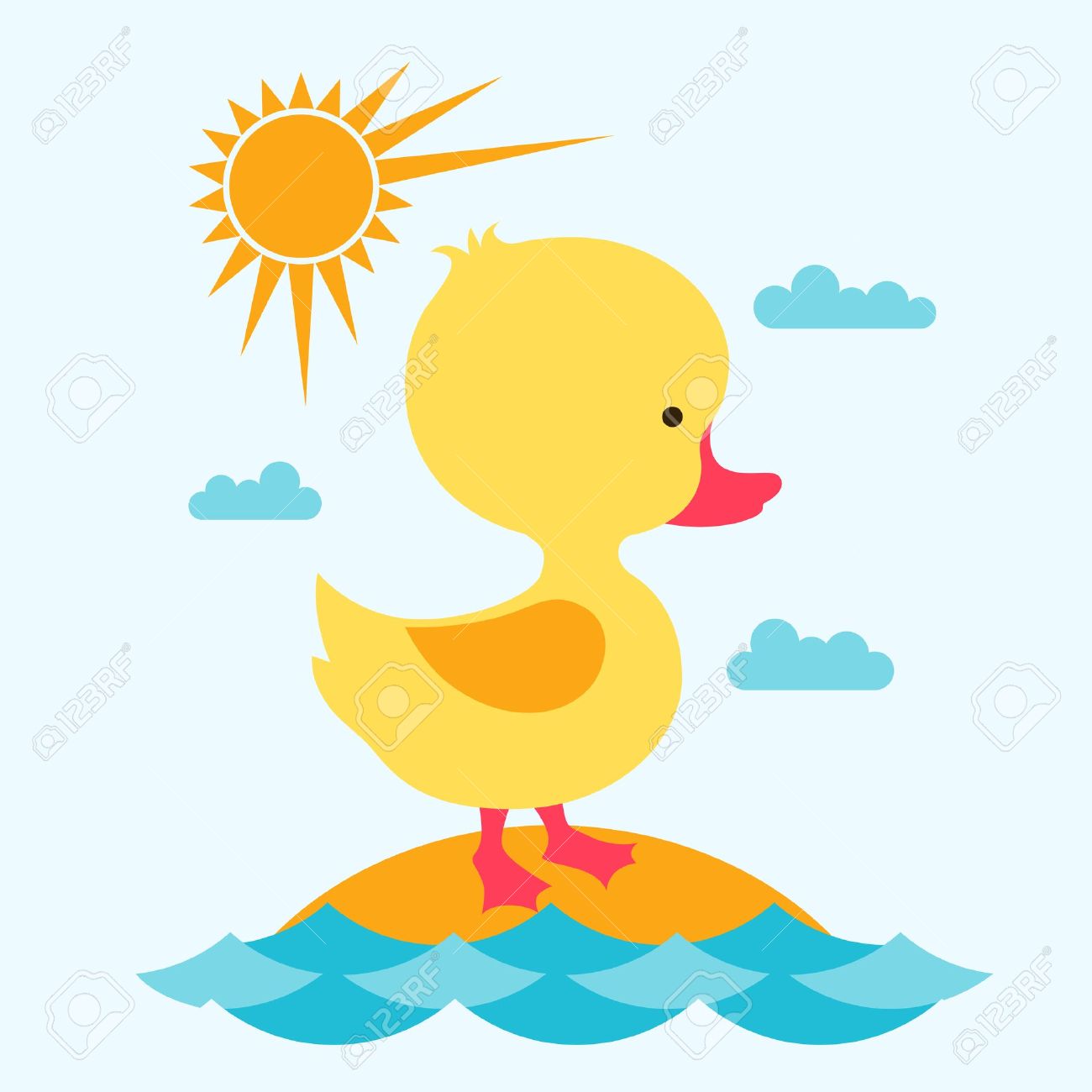 1300x1300 Cute Birds Playing In Water Clipart Collection