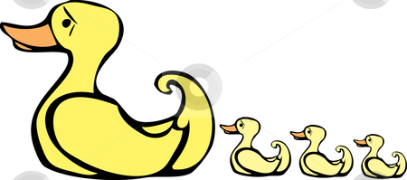 450x199 Duck Clipart Mother And Baby