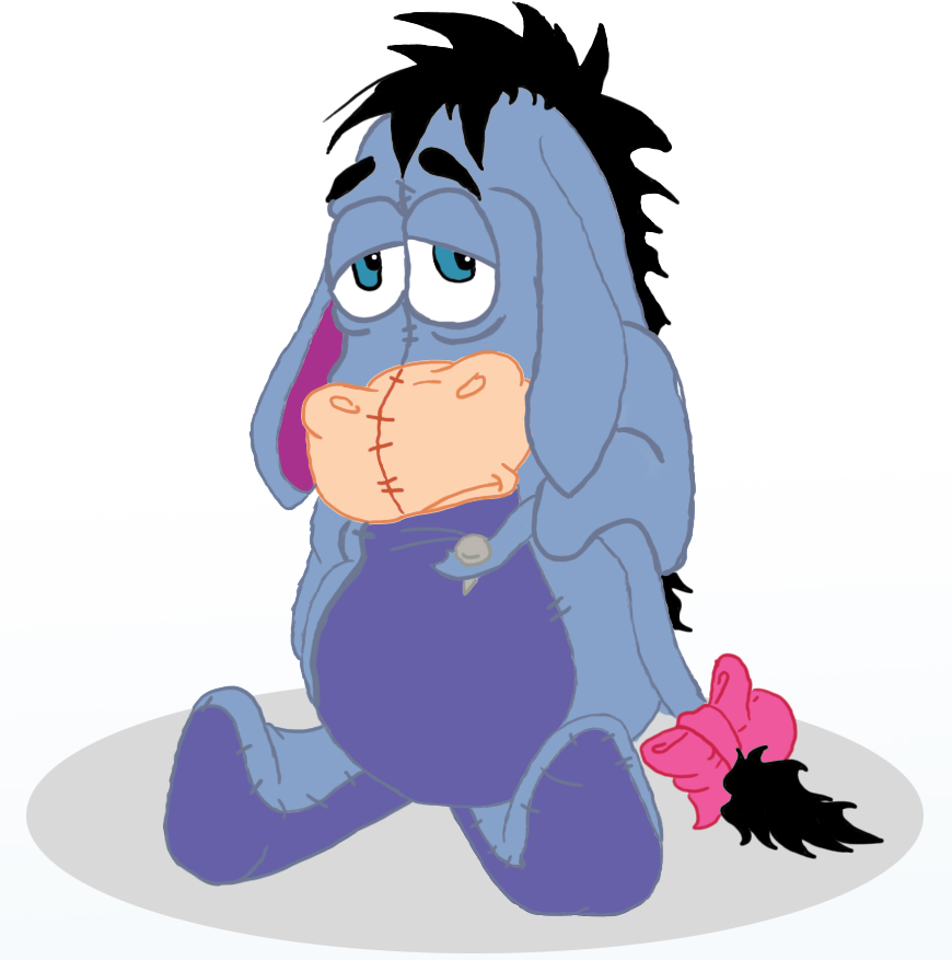 870x877 Baby Eeyore By Diablosdemie