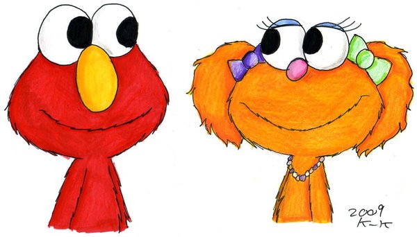 600x342 Elmo And Zoe By Madame Kikue