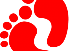 220x165 Baby Foot Clipart Ba Feet Peach Clip Art