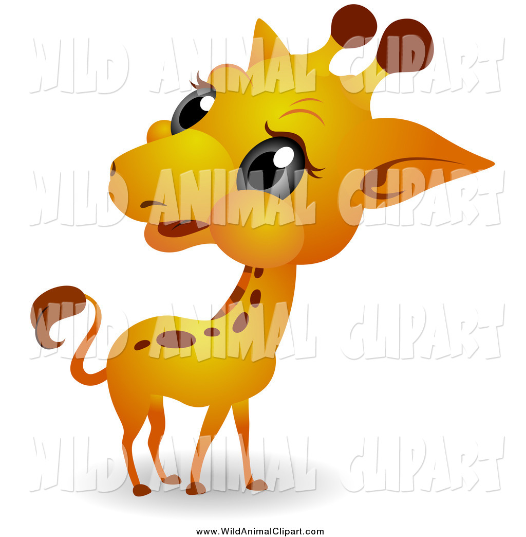 1024x1044 Clip Art Of A Big Head Baby Giraffe By Bnp Design Studio
