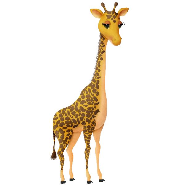 600x600 Giraffe Images Clipart 4