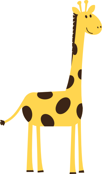 348x591 Image Of Baby Giraffe Clipart