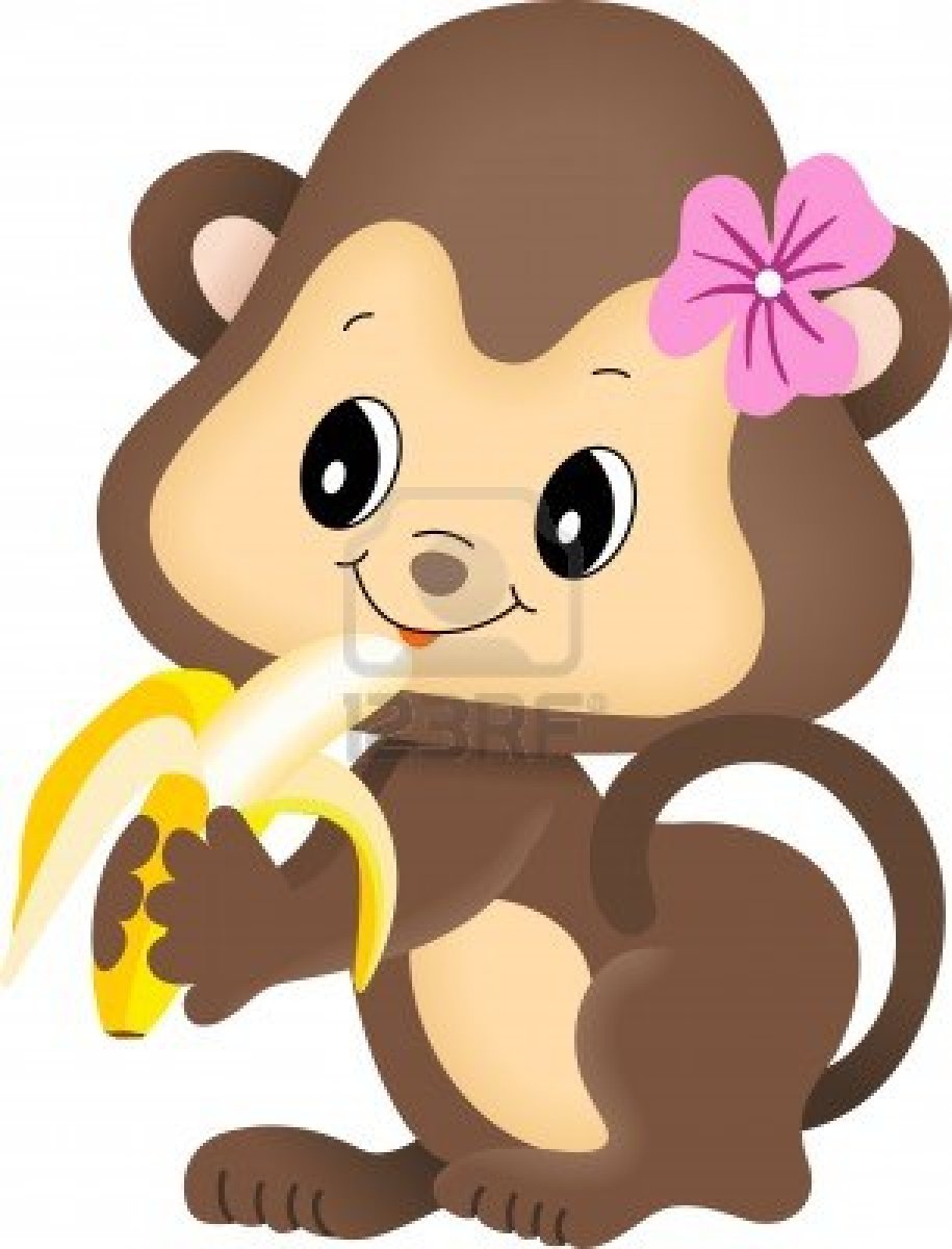 915x1200 Clip Art Girl Monkey Clip Art