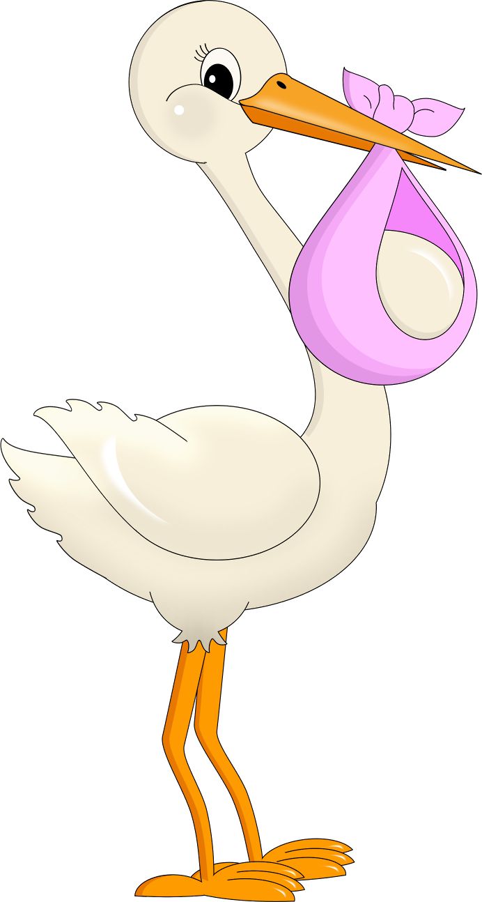 692x1294 Baby Girl Stork Clipart 101 Clip Art