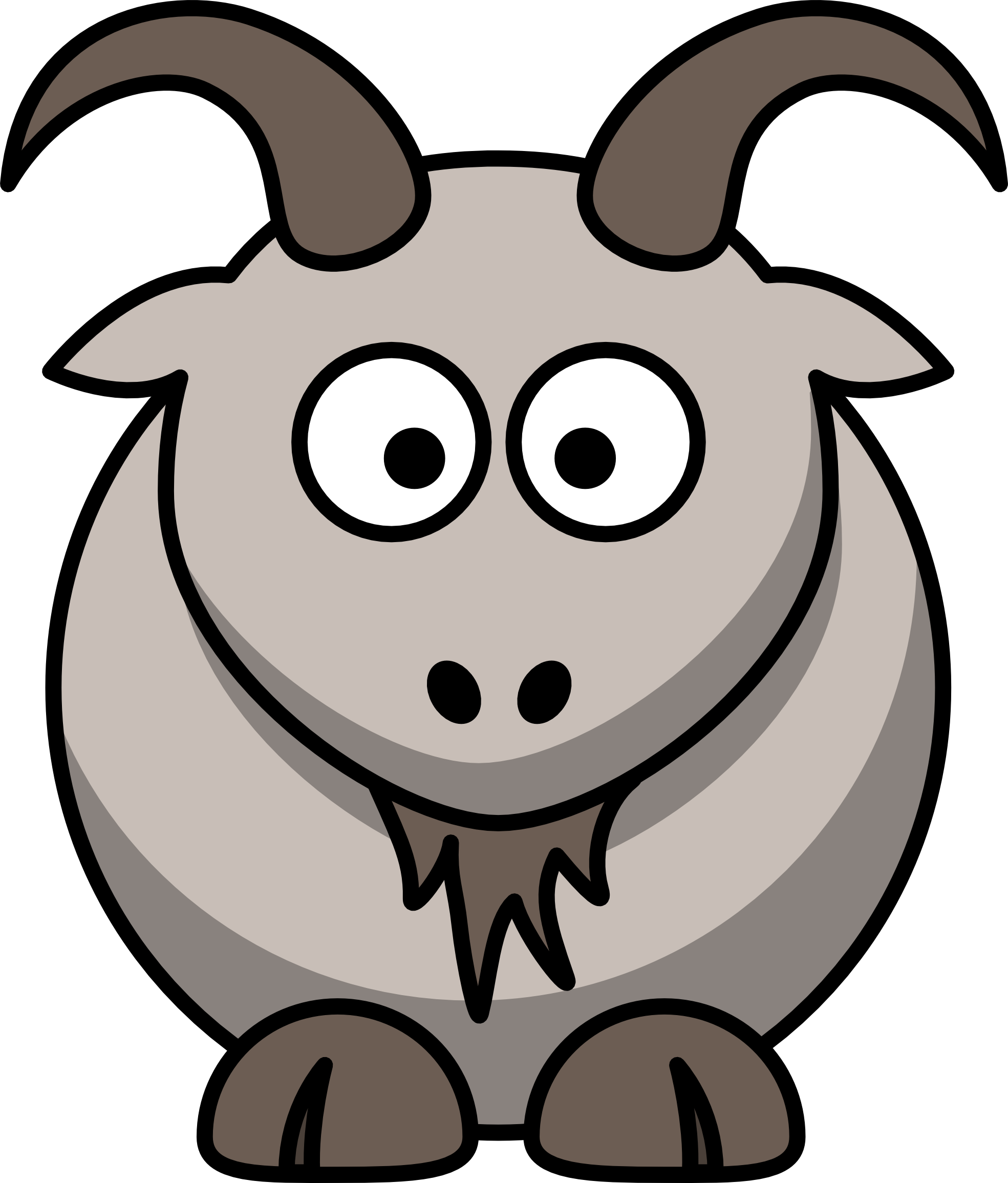 1969x2311 Clip Art Clip Art Of Goat