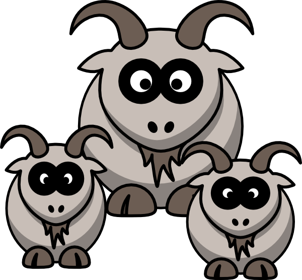 600x556 Baby Goats Clip Art