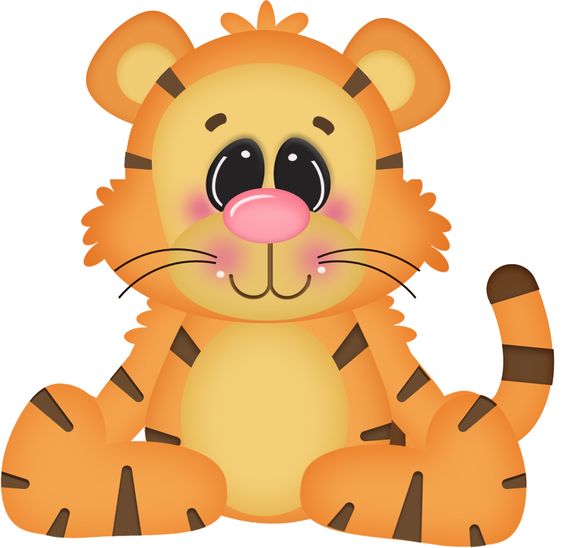 564x548 Tiiger Clipart Baby Shower
