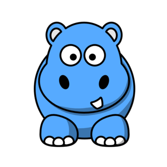 340x340 Image Of Baby Hippo Clipart