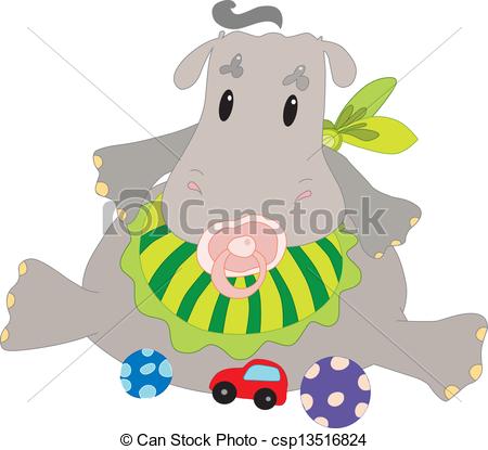 450x415 Baby Hippo.