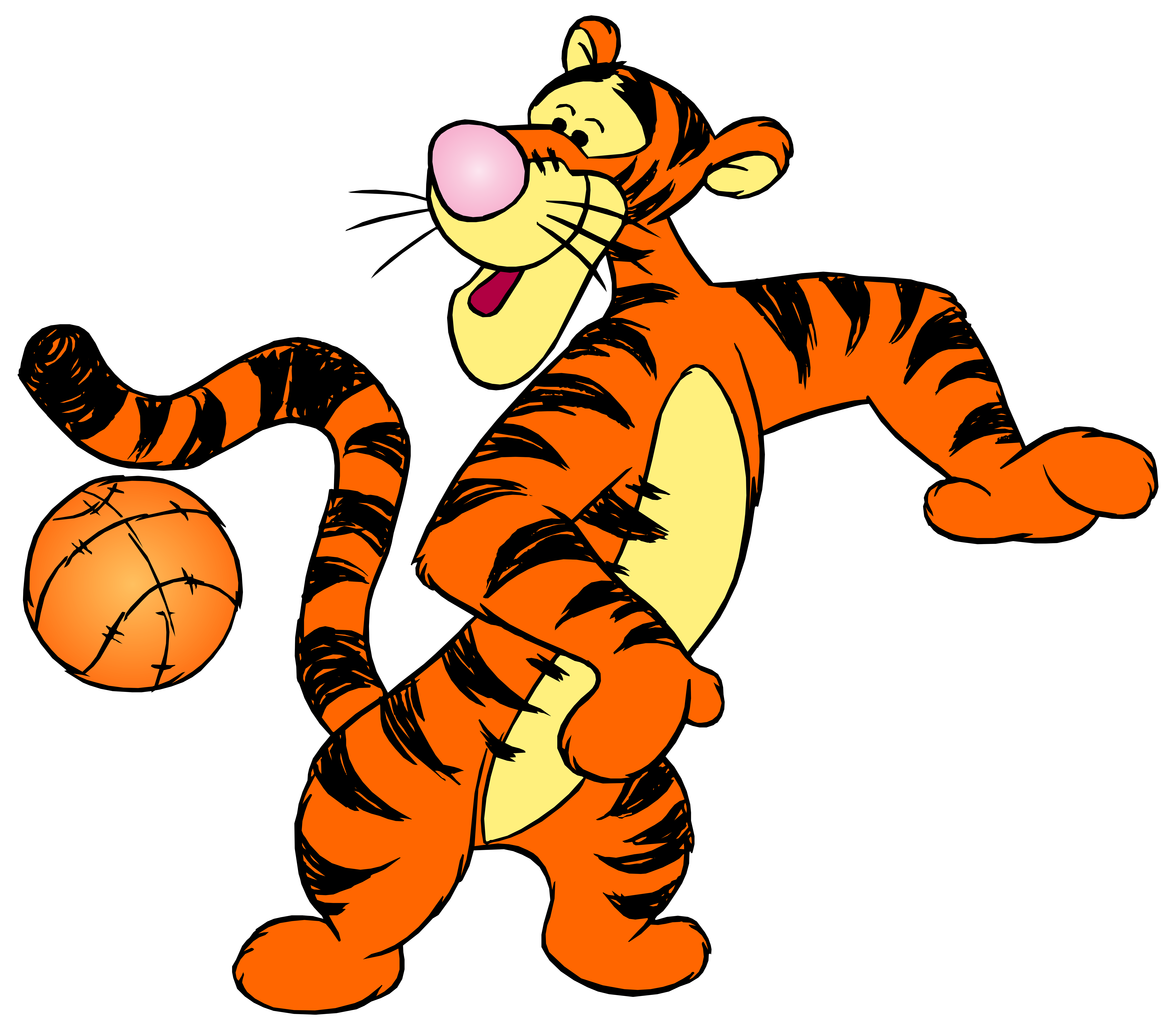 8000x7008 Clip Art Tigger Clip Art