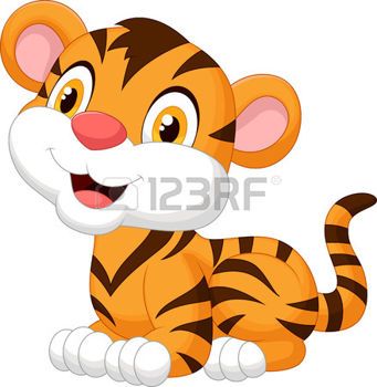 341x350 Tigres Clipart Baby Gorilla