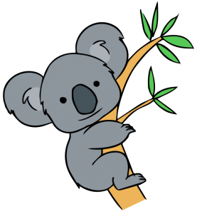 277x300 Free Clip Art Koala Forest Animals Clip Art, Free