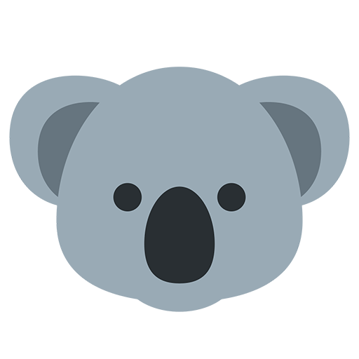 512x512 Koala Clipart Emoji
