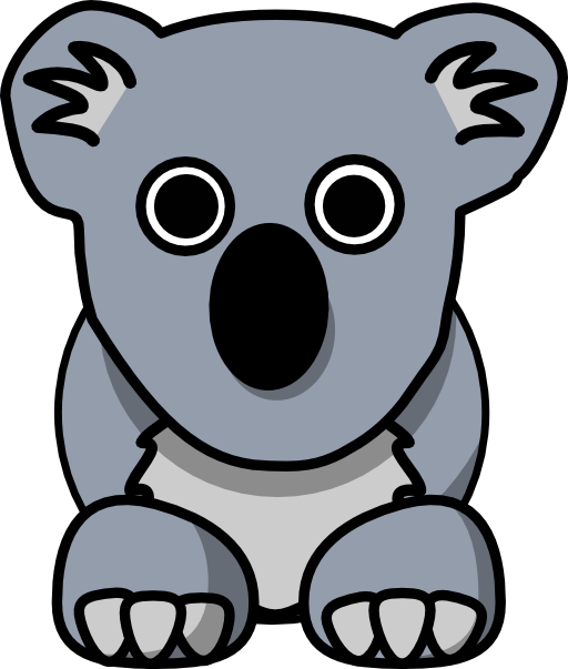 512x603 Cartoon Koala Clipart I2clipart