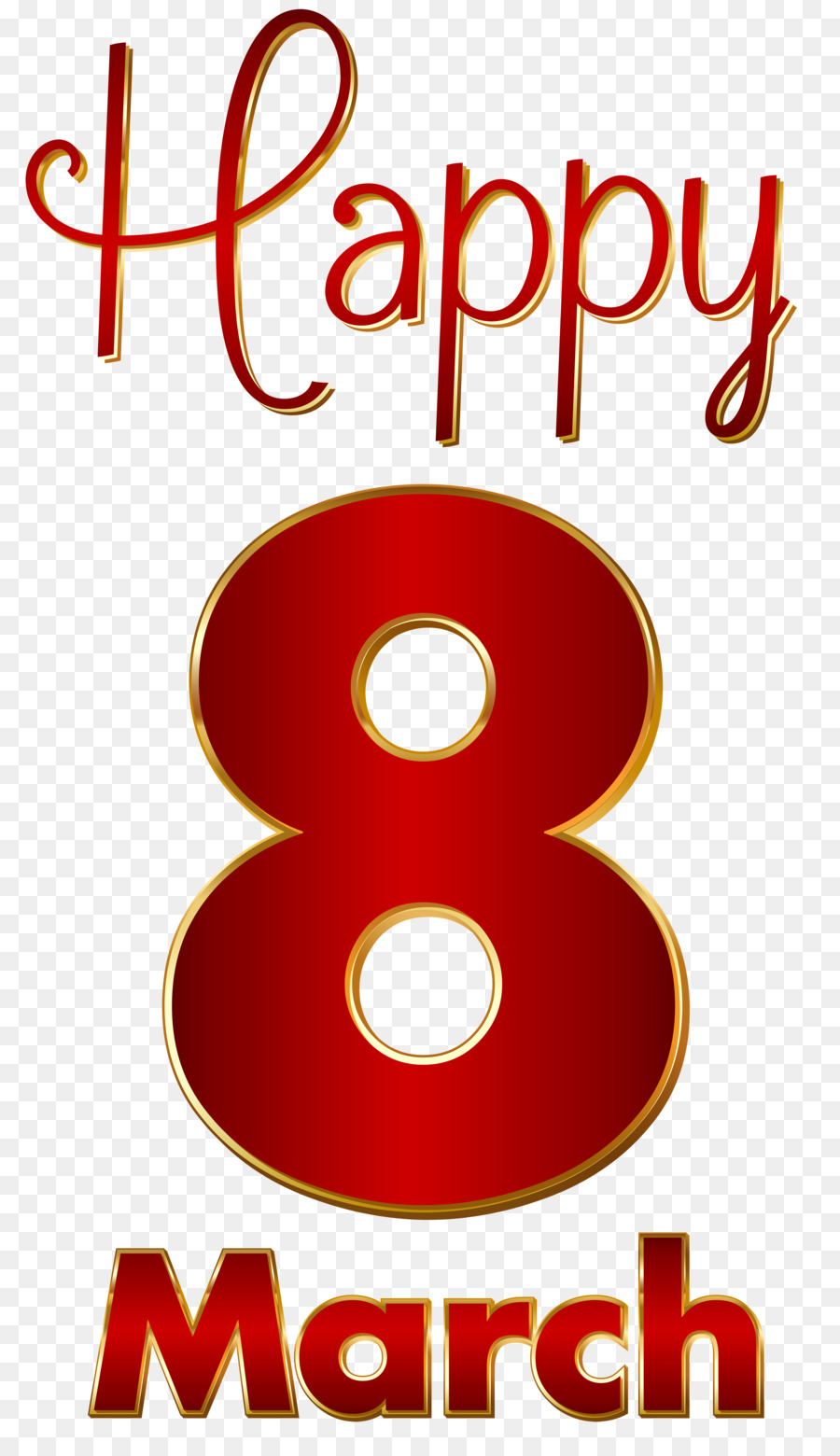 900x1560 8 March Logo Clip Art