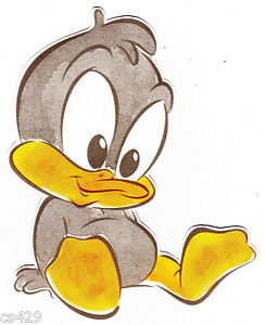 244x300 4 Baby Looney Tunes Daffy Duck Prepasted Wall Border Cut Out