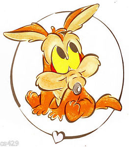 263x300 5 Baby Looney Tunes Babies Wile E Coyote Prepasted Wall Border