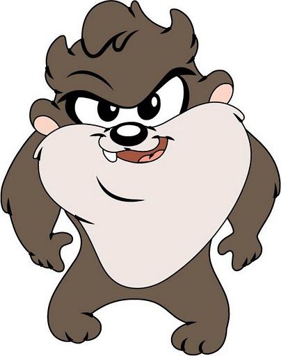 404x512 Tasmaanian Tuholainen Taz Looney Tunes, Cartoon