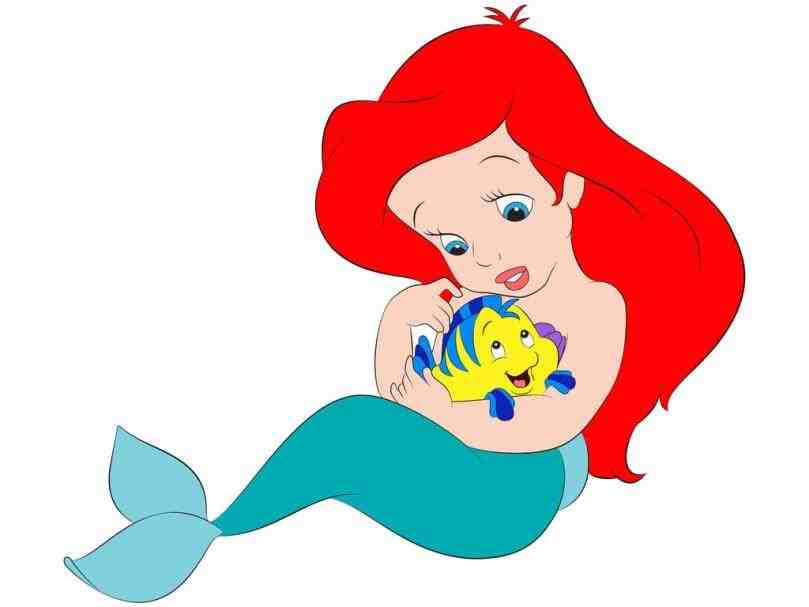 809x607 Vintage Baby Mermaid Clipart Vintages