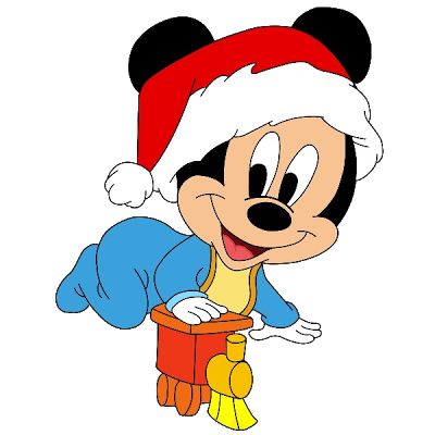 400x400 Baby Mickey Mouse Christmas Clipart