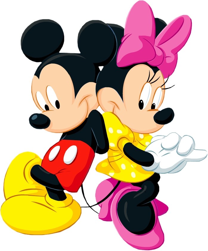698x845 Mickey Minnie Mouse Clip Art